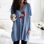 T-shirts femme verre à vin de Noël