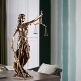 Décoration de la statue de la déesse de la justice