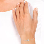 Bracelet de l'alphabet en acier inoxydable