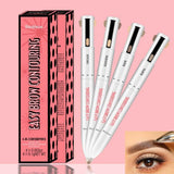Outil de beauté crayon à sourcils multifonctionnel 4 en 1