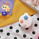 Peigne à Coussin d'Air Portable de Fleurs