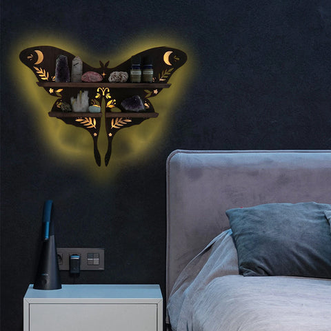 Support en cristal pour lampe Luna Moth