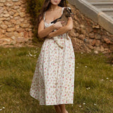 Robe à bretelles fines dos nu