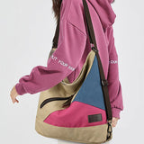 Sac à Dos Décontracté en Toile à Double Épaule pour L'extérieur