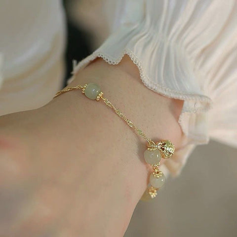 Bracelet Hetian Cloche de Jade