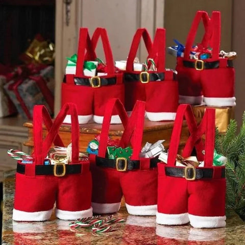 Sac de bonbons de poche pour pantalons de Noël