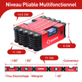 Niveau pliable multifonction