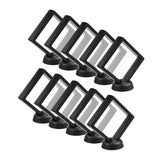 Cadre flottant 3D noir (10 PCS)