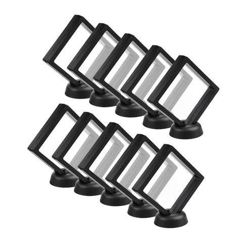 Cadre flottant 3D noir (10 PCS)