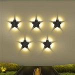 Applique solaire LED en forme d'étoile