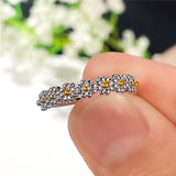 Anneau de fleur de marguerite
