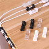 Auto-adhésif Fil/Câble Clips en Plastique - ciaovie