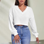 T-shirt Ample à Encolure en V
