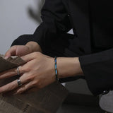 Bracelet Hip Hop En Titane Trempé