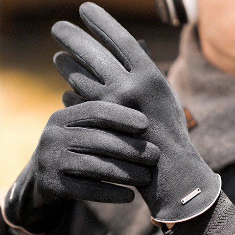 Gants en daim résistants au froid