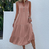 Robe Débardeur avec Boutons