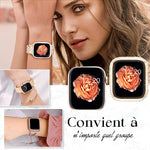 Boîtier Apple Watch en diamant