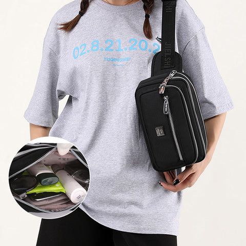 Sac banane avec plusieurs compartiments