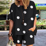 Vêtements pour femmes décontractés et simples à pois