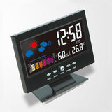 LED Contrôleur de température et d'humidité Horloge d'alarme