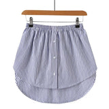 Nouvelle jupe taille haute - extension chemise