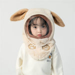 Bonnet polaire à capuche avec visière coupe-vent