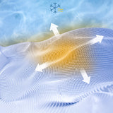 Masque solaire en soie glacée