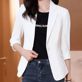Veste de costume amincissante en Tencel
