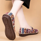 Chaussons en Lin Respirant à Tête Enveloppée