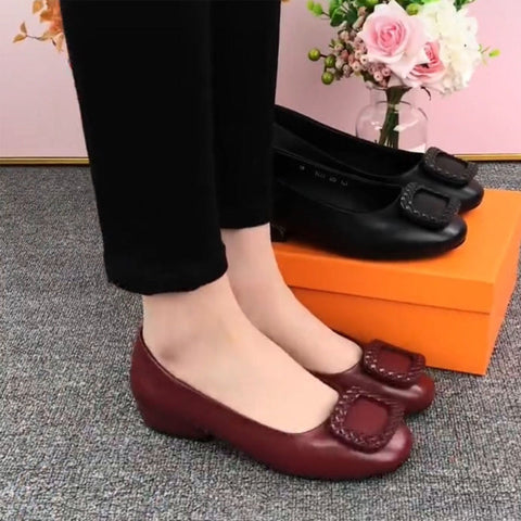 Chaussures de Bonnet à Bout Rond