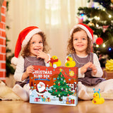 Boîte de Noël de canard jaune