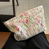 Trousse de maquillage florale mignonne