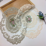 Napperons en Dentelle faits à la Main au Crochet