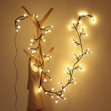 Guirlande Lumineuse en Rotin Branche