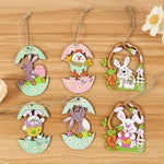Pendentif lapin de dessin animé de Pâques