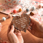 Plaque en Bois d'Amour