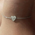 Bracelet de l'alphabet en acier inoxydable