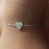 Bracelet de l'alphabet en acier inoxydable