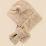 Bonnet avec écharpe intégré pour bébé