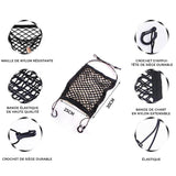 Réseau de stockage à double couche de siège d'auto