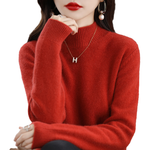 Pull Col Montant Femme