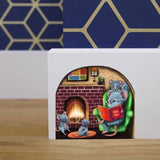3D souris autocollant mural