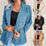 Blazer polyvalent en velours côtelé