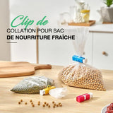 Clip de collation pour sac de nourriture fraîche