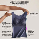 Sous-vêtement thermique à soutien-gorge intégré 2 en 1