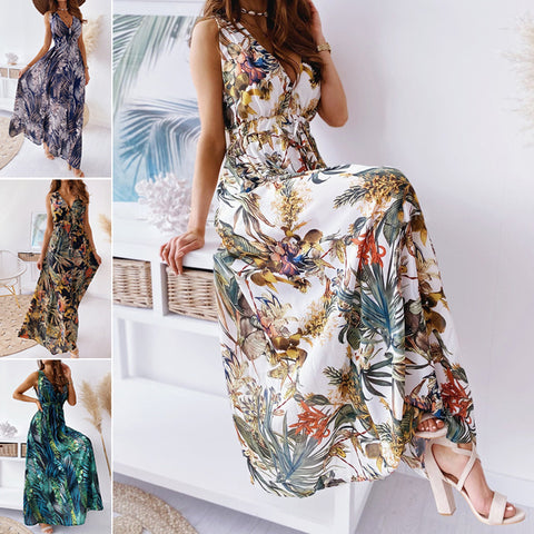 robe imprimée à lacets