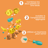 Ensemble de construction de jouets de dinosaure bricolage