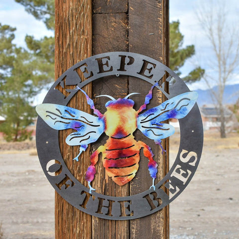 L'art en métal des abeilles