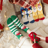 Coffret cadeau de Noël - Chaussettes en peluche mignonnes