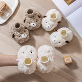 Chaussures pour Tout-petits en Coton en Peluche de Dessin Animé pour Bébé